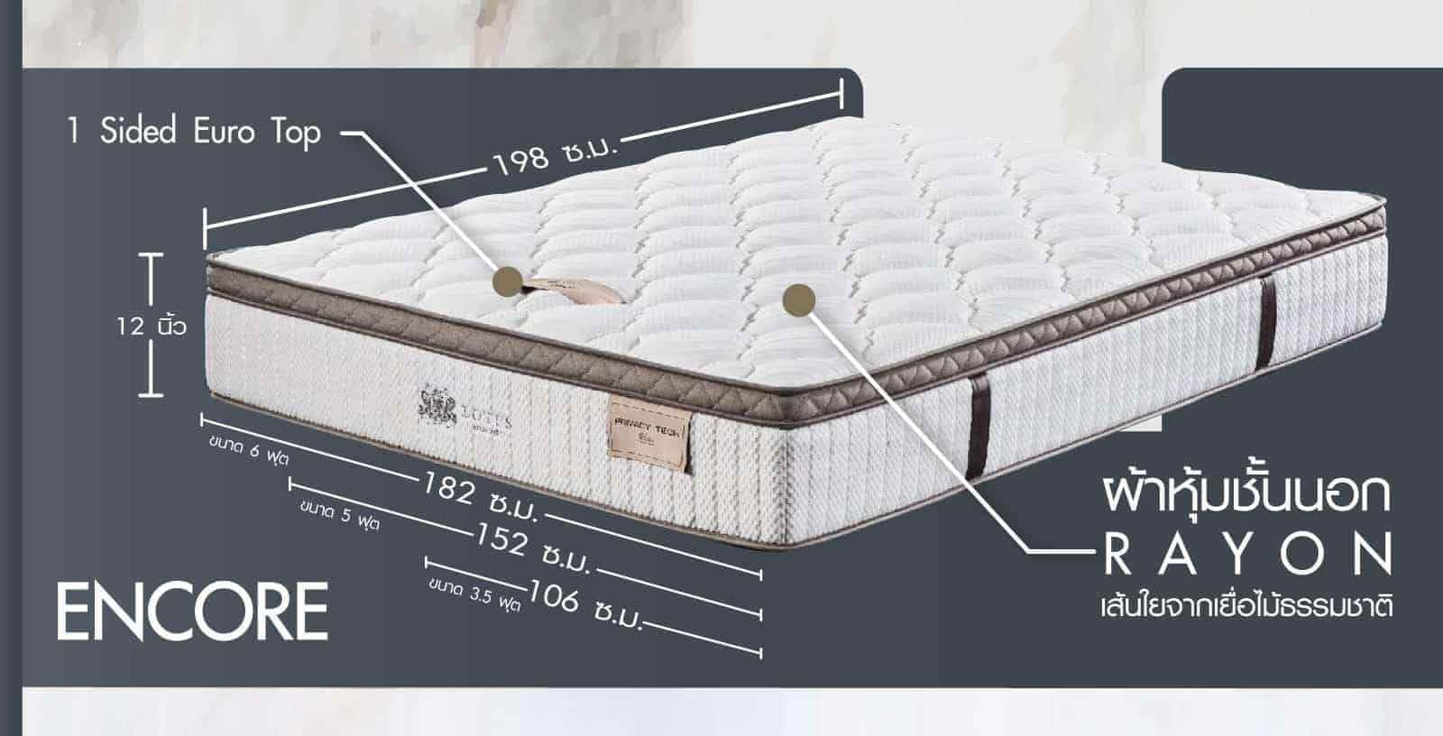 LOTUS MATTRESS Encore Lotus Mattress